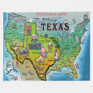 Couverture Polaire Blanche polaire Texas USA