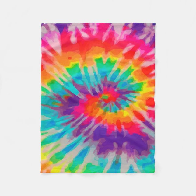 Couverture Polaire Blanche-Toison Type-Dye-3 (Devant)