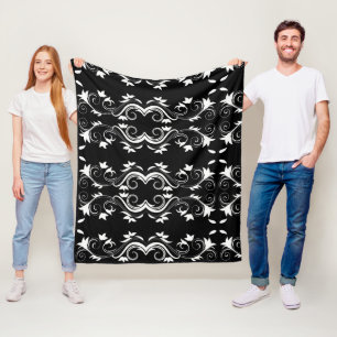 Couverture Polaire Blanchissement en fleur de minuit