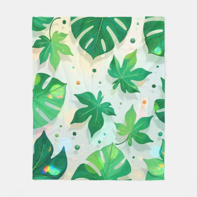 Couverture Polaire Blanket Hojas al Alba (Devant)