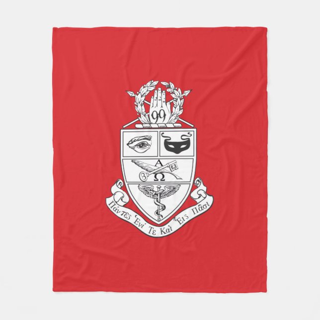 Couverture Polaire Blason de Kappa Psi (Devant)