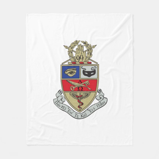 Couverture Polaire Blason de Kappa Psi (Devant)