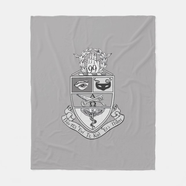 Couverture Polaire Blason de Kappa Psi (Devant)