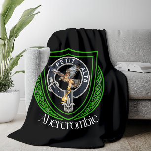 Couverture Polaire Blason du clan écossais Abercrombie