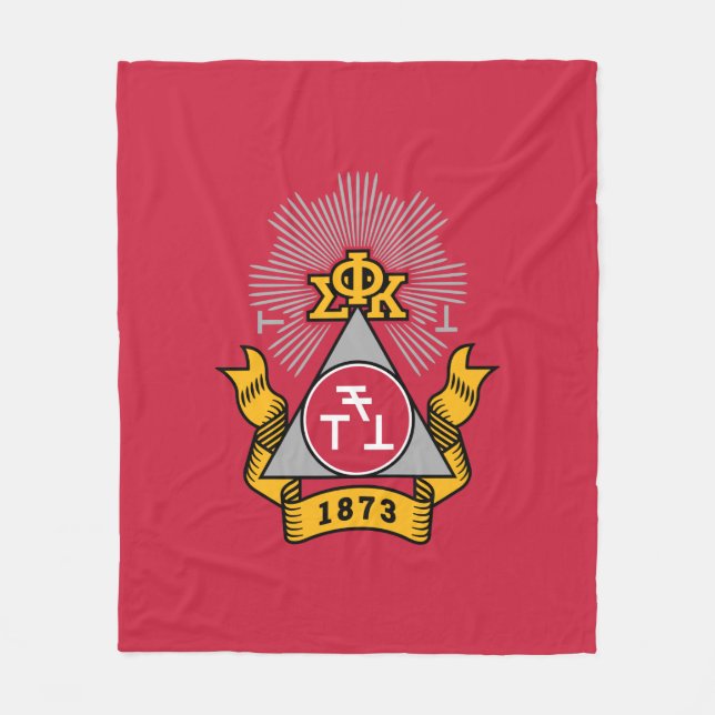 Couverture Polaire Blason Phi Sigma Kappa (Devant)