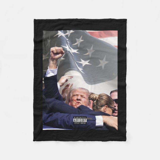 Couverture Polaire Blessé Lors D'Une Fusillade Au Rassemblement De Pe (Devant)