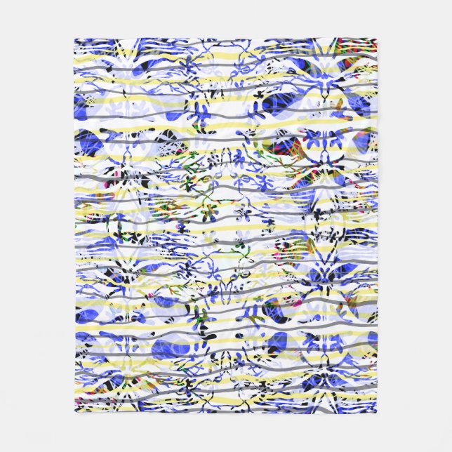 Couverture Polaire Bleu (Devant)