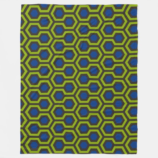Couverture Polaire Bleu brillant (Devant)