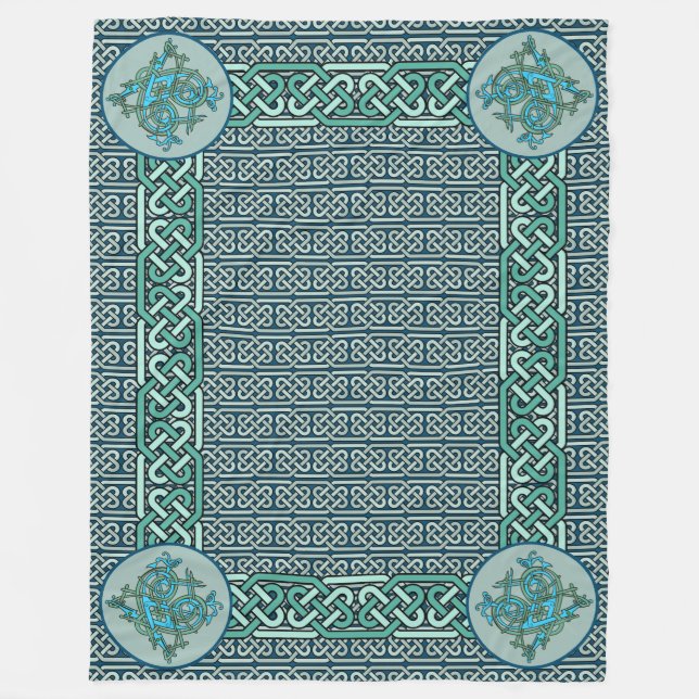 Couverture Polaire Bleu céleste (Devant)