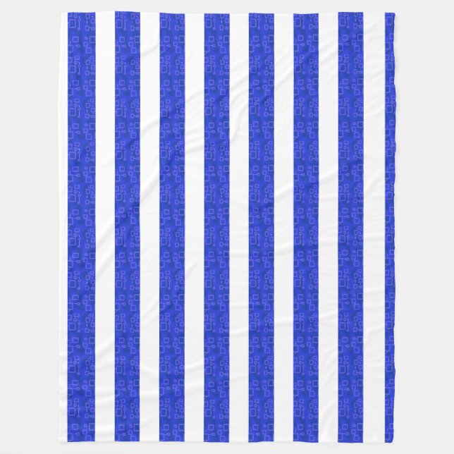 Couverture Polaire Bleu Chic (Devant)