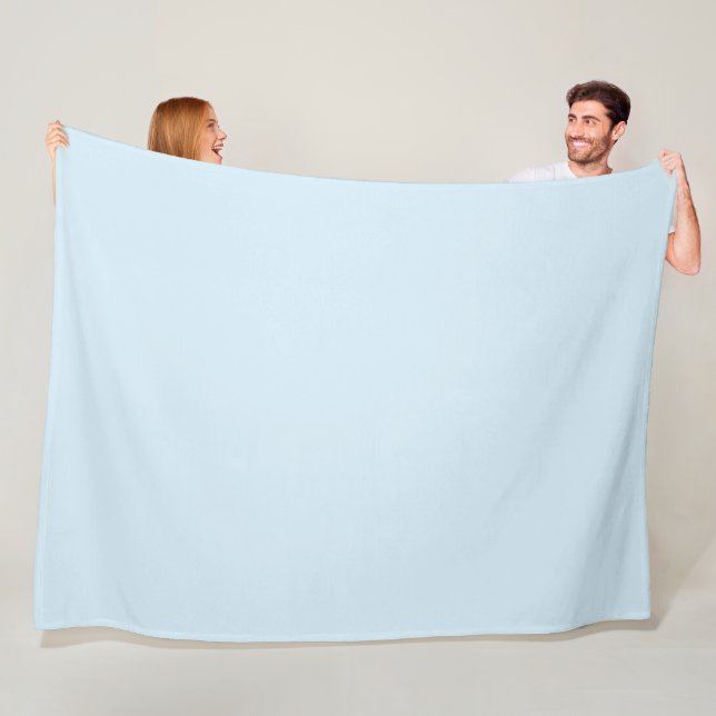 Couverture Polaire Bleu clair (En situation)