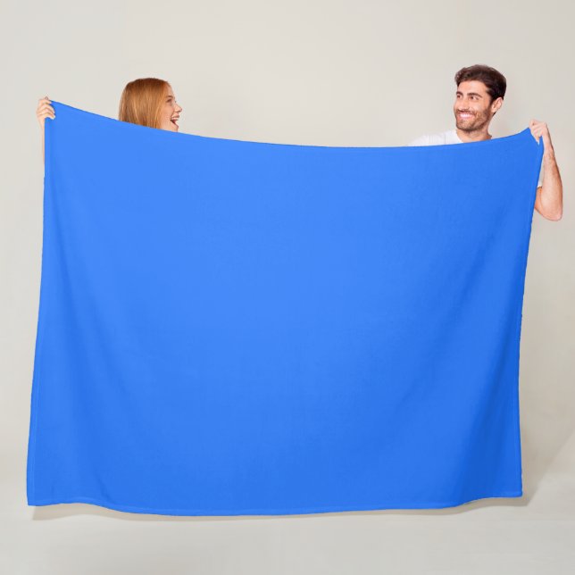 Couverture Polaire Bleu (Crayola) (couleur solide) (En situation)