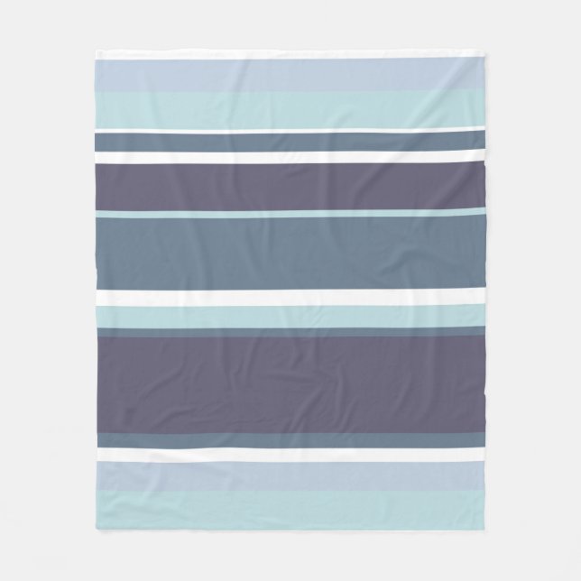 Couverture Polaire Bleu-gris (Devant)
