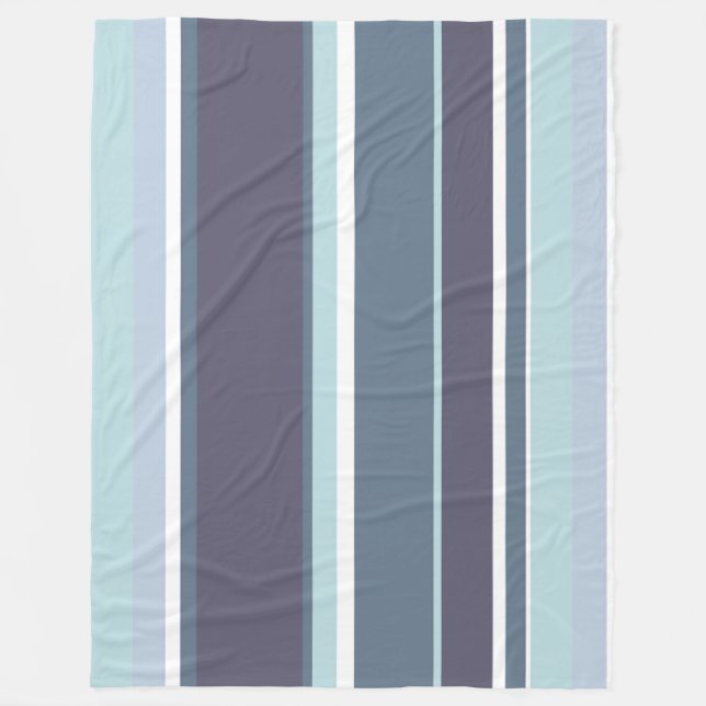 Couverture Polaire Bleu-gris (Devant)