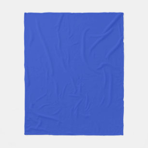 Couverture Polaire Bleu persan solide
