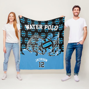 Couverture Polaire Bleu - Polo d'eau 🤽 Sport ♀️ dans Blanche polai