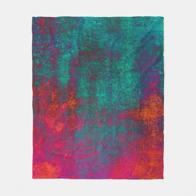 Couverture Polaire Bleu rose arrière - plan texture ciment wallabstra (Devant)