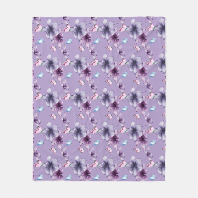 COUVERTURE POLAIRE BLOOM ET BOUTEILLES DE MINUIT (Devant)