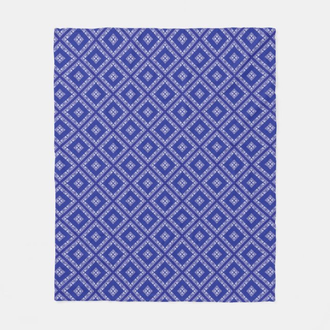 Couverture Polaire Blue Bandana Design (Devant)