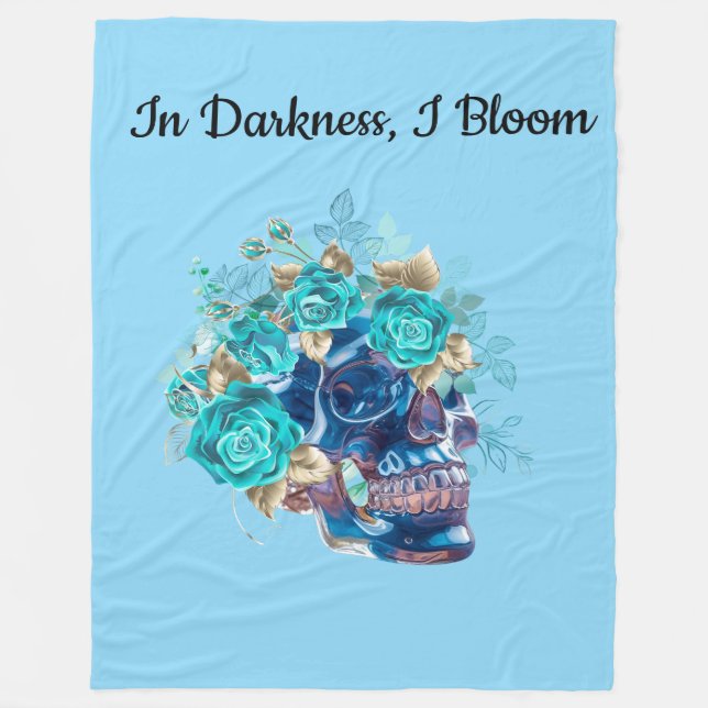 COUVERTURE POLAIRE BLUE BLOOM REQUIEM (Devant)