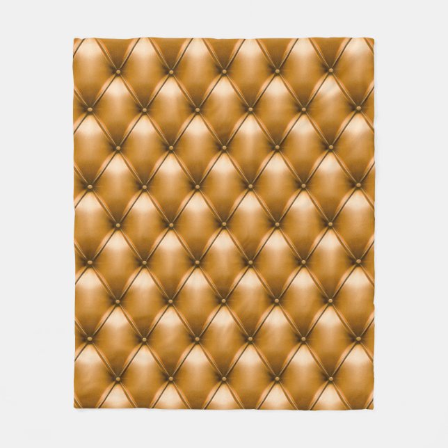 Couverture Polaire Blue Capitone Textile : Arrière - plan rétro (Devant)