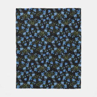 Couverture Polaire Blue Cosmos Flowers