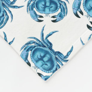 Couverture Polaire Blue Crabs Classic Motif balnéaire