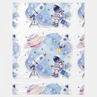 Couverture Polaire Blue little astronaut stylish Blanket New Home