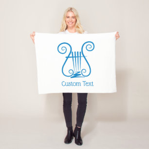 Couverture Polaire Blue Lyre