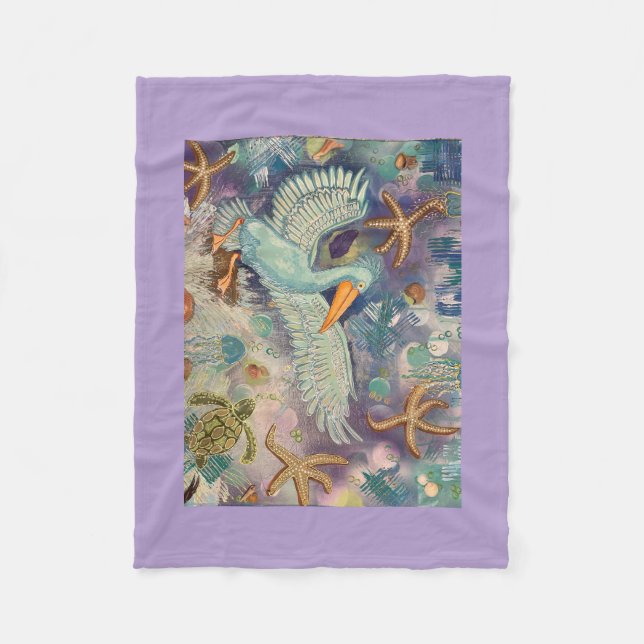 Couverture Polaire blue pelican (Devant)