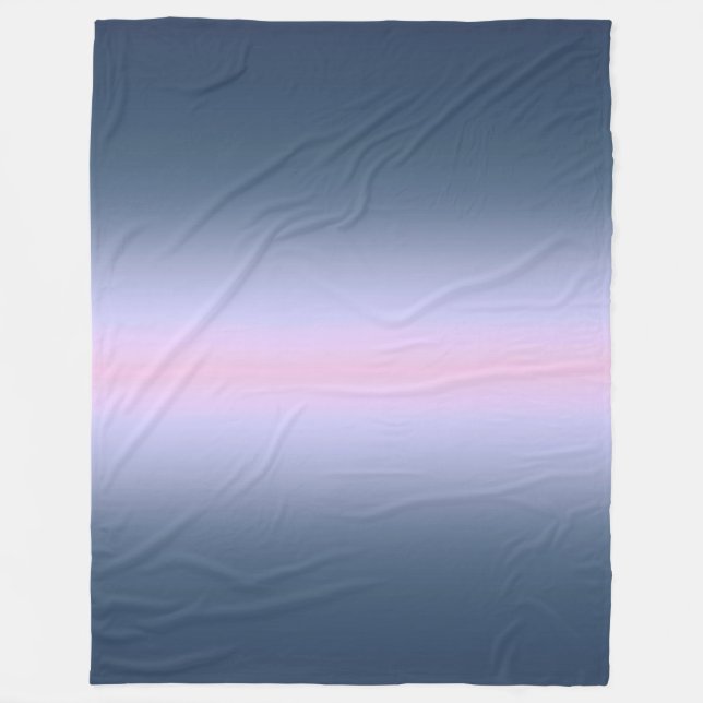Couverture Polaire Blue-pink ombre (Devant)