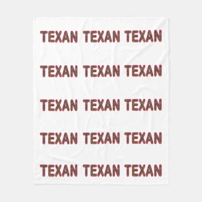 Couverture Polaire Bluebonnet Texan (Devant)