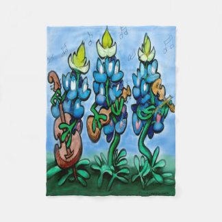 Couverture Polaire Blues Bonnets