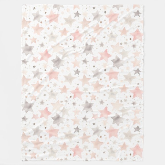 Couverture Polaire Blush Rose Chic   (Devant)
