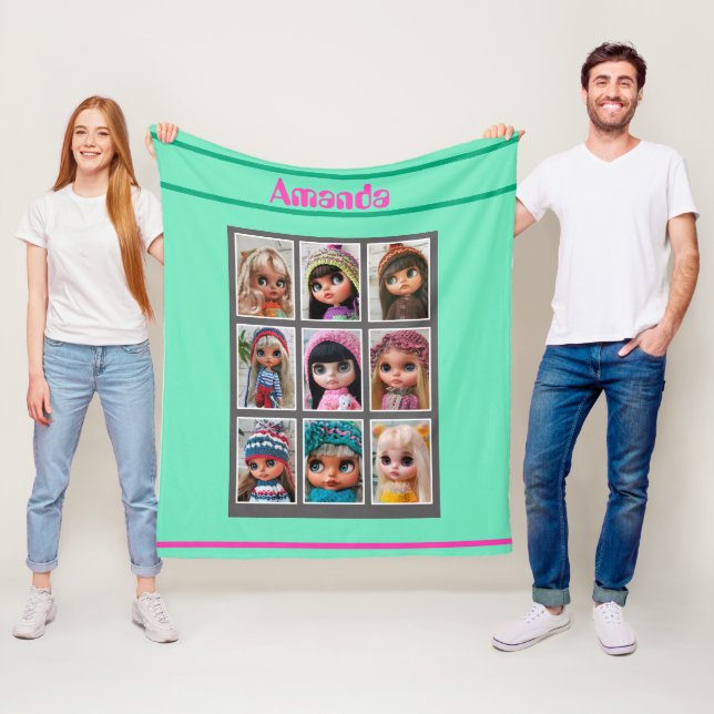 Couverture Polaire blythe photos poupées (En situation)