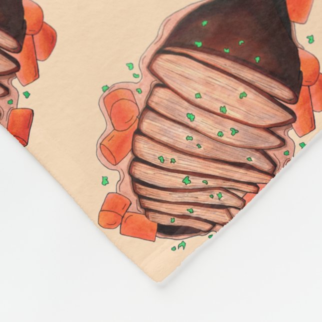 Couverture Polaire Boeuf Braisé Brisket Cuisine juive Gastronomie de  (Coin)