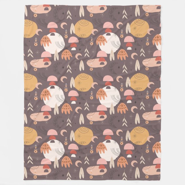 Couverture Polaire boho (Devant)