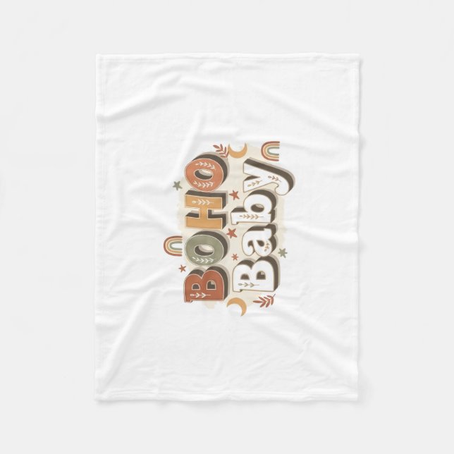 Couverture polaire Boho Baby (Devant)