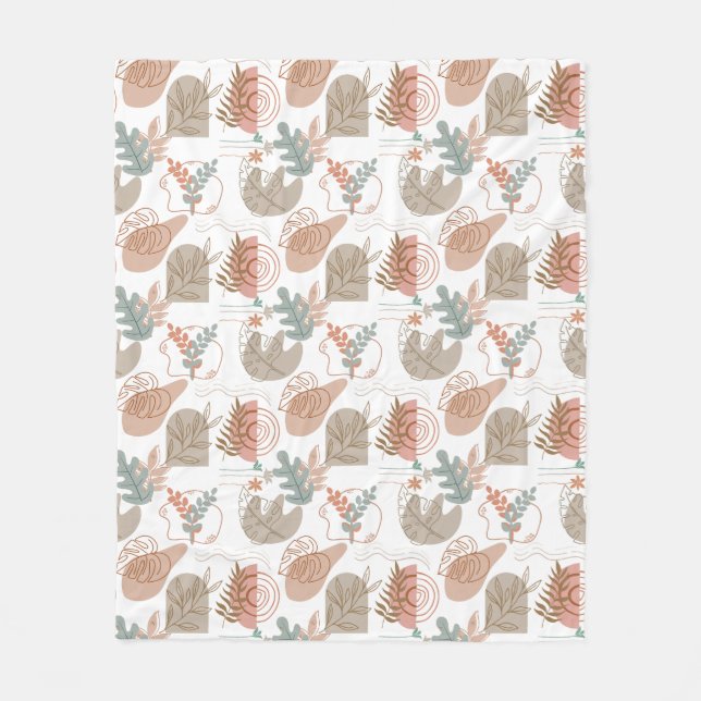 Couverture Polaire BOHO Motif esthétique A11 (Devant)