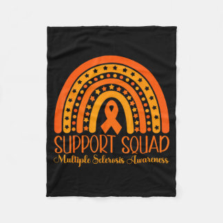 Couverture Polaire Boho Rainbow Multiple Sclerosis Support Squad 