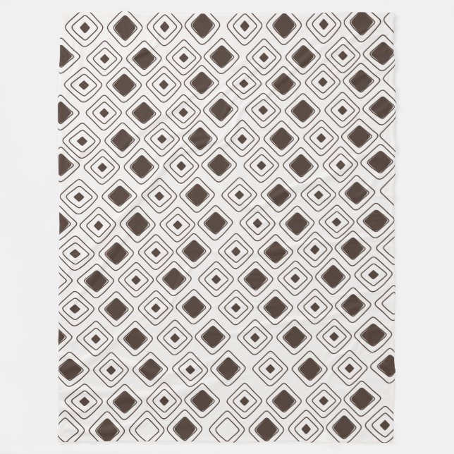 Couverture Polaire Boho Soft Neutral Tribal Motif Aztèque géométrique (Devant)