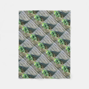 Couverture Polaire Bois de Grange frais coupé