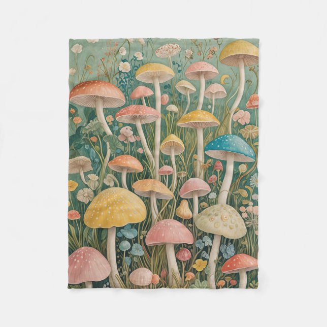 Couverture Polaire Bois enchanté (Devant)