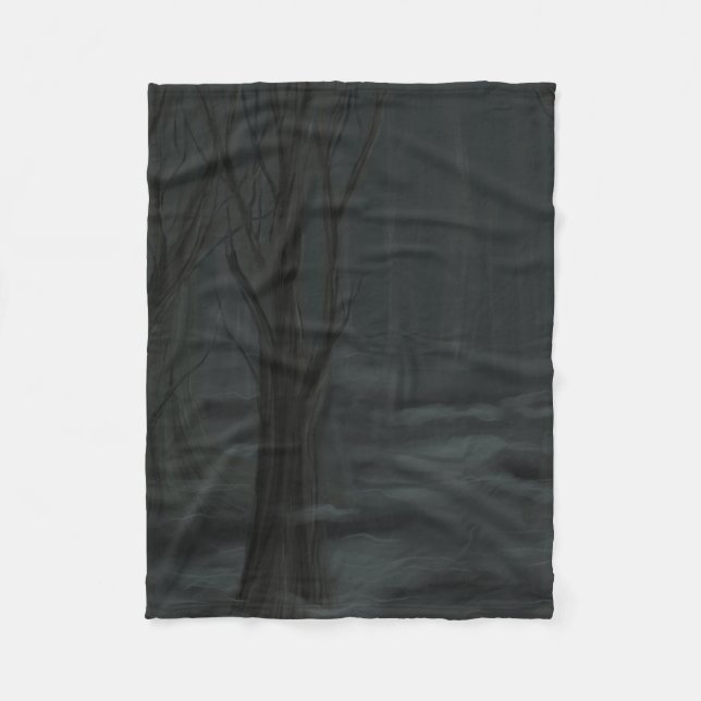 Couverture Polaire Bois foncé (Devant)
