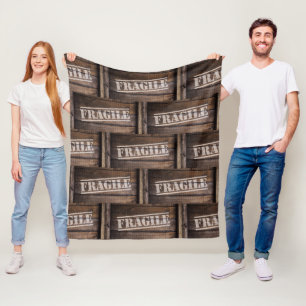 Couverture Polaire Bois fragile vintage