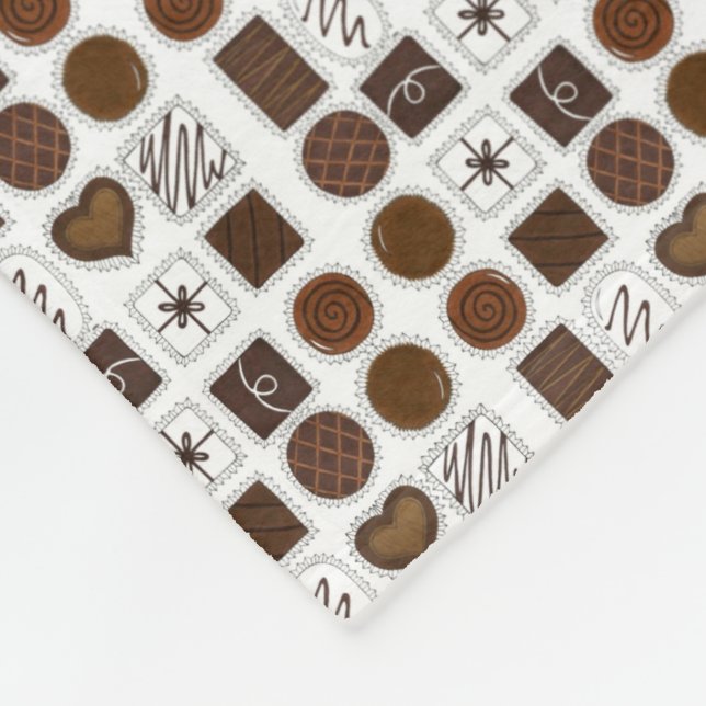 Couverture Polaire Boîte de chocolats Saint-Valentin Bonbons Chocohol (Coin)