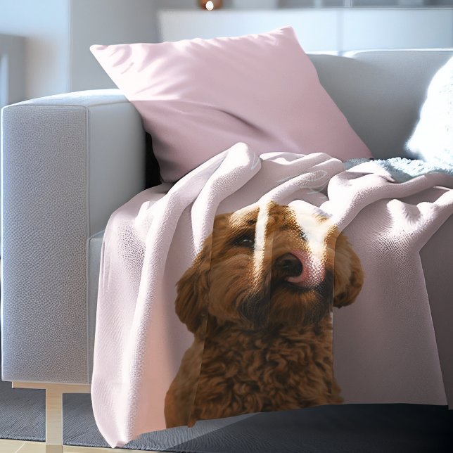 Couverture Polaire Boîtier téléphonique Pastel Rose personnalisé avec (Créateur téléchargé)