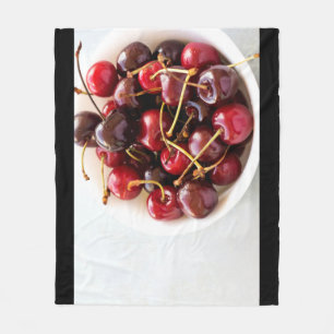 Couverture Polaire bol de cerises