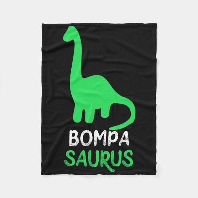 Couverture Polaire Bompa-saurus Dino Drôle Dinosaure Bompasaurus  (Devant)