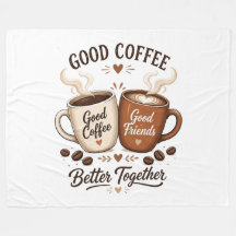 Bon café, bons amis avec deux tasses à café